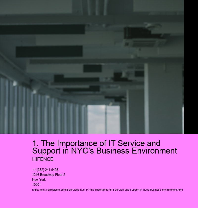 1. The Importance of IT Service and Support in NYC's Business Environment