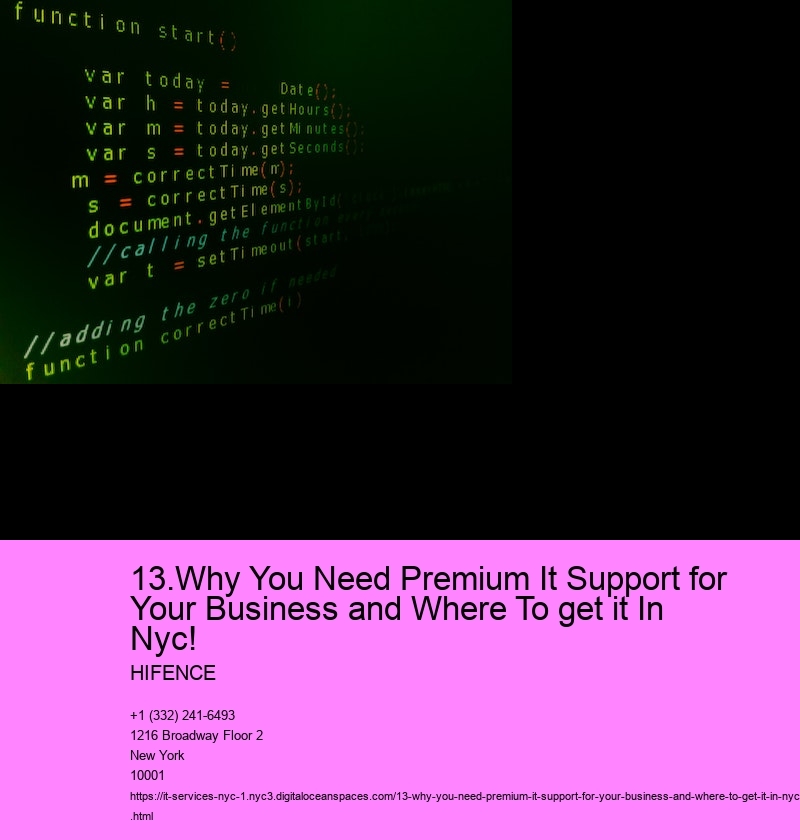 13.Why You Need Premium It Support for Your Business and Where To get it In Nyc! 