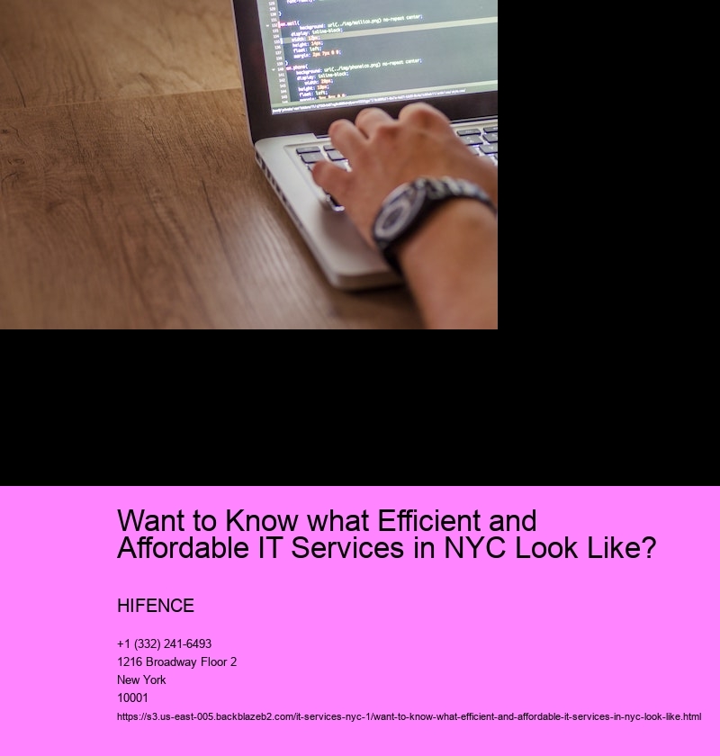 Want to Know what Efficient and Affordable IT Services in NYC Look Like? 